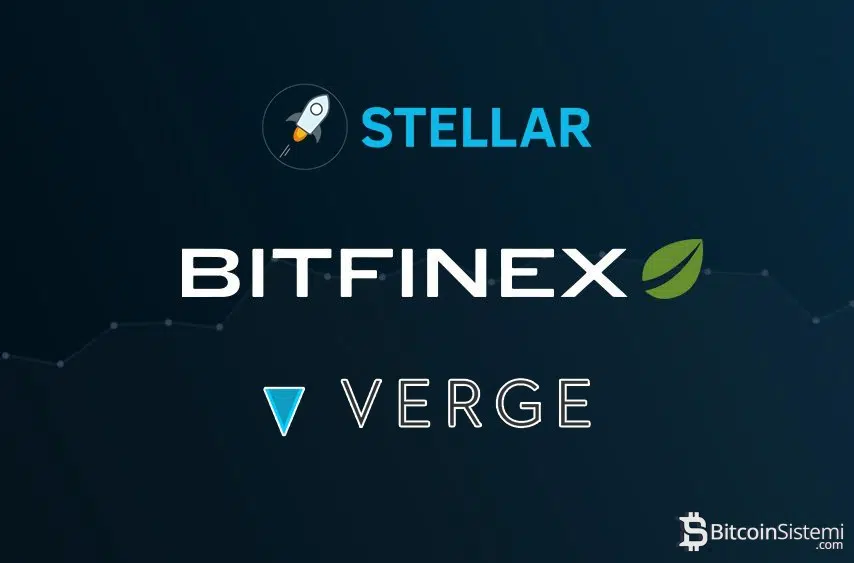 Bitfinex Verge (XVG) ve Stellar'ı (XLM) Listelemeye Başladı